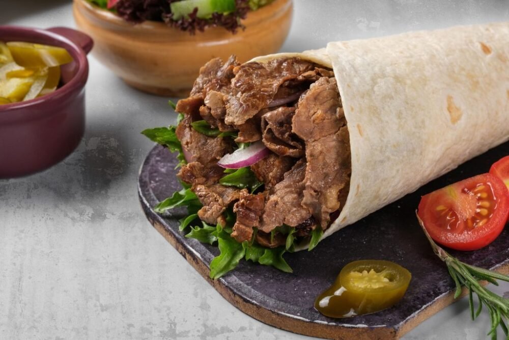 Beef Kebab Wrap